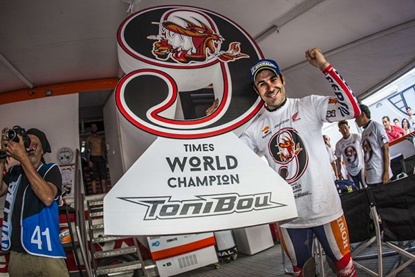 Toni Bou achieves legendary status