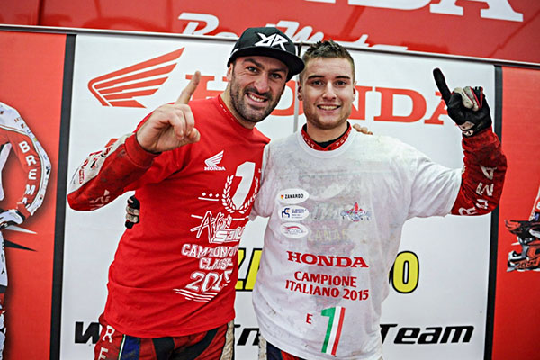 Alex Salvini and Alessandro Battig Italian Enduro Champions