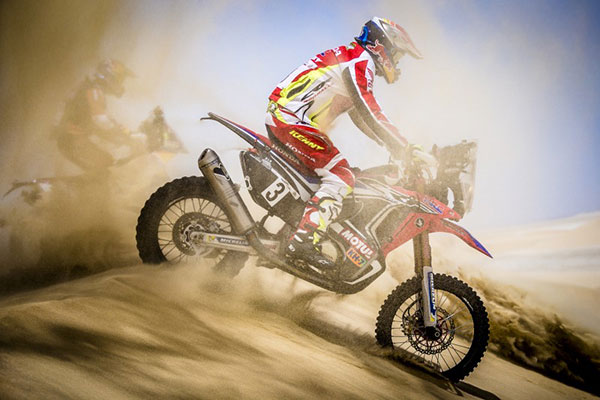 Last big test for Team HRC prior to the Dakar