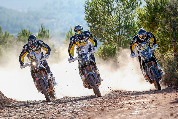 Husqvarna Factory set to contest their first Dakar Rally