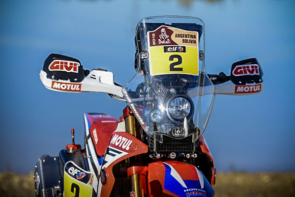 GIVI joins Team HRC to conquer the 2016 Dakar Rally