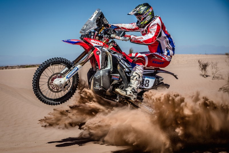 Team HRC overcomes the adversities of the second marathon stage