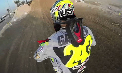 Onboard video with Gajser, Febvre and Jonass from Qatar