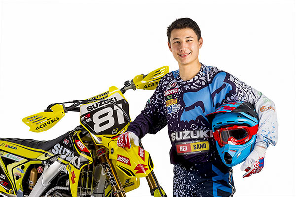 Brian Hsu back on track for Suzuki World MX2