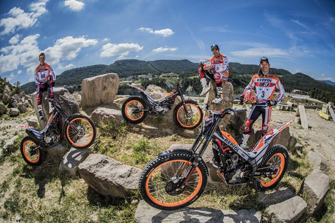 Repsol Honda Team kicks off the 2017 World Championship TrialGP