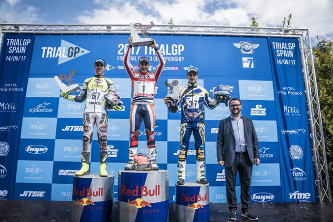 Toni Bou claims victory in a highly-complicated Spanish TrialGP