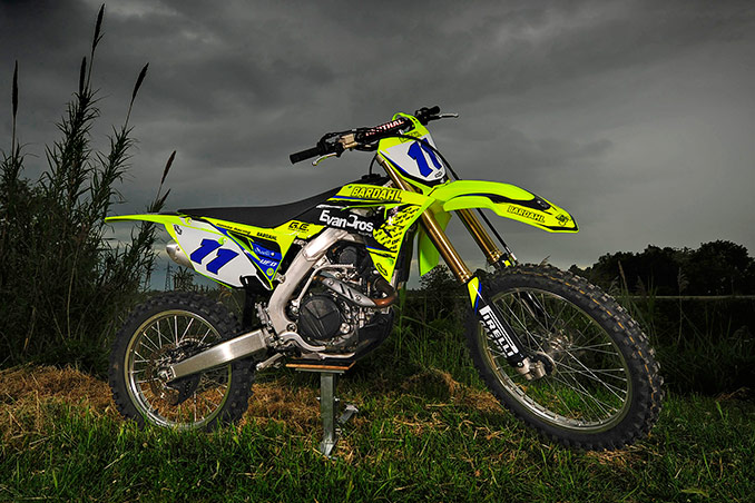 UFO PLAST new neon yellow plastics for Honda CRF 450