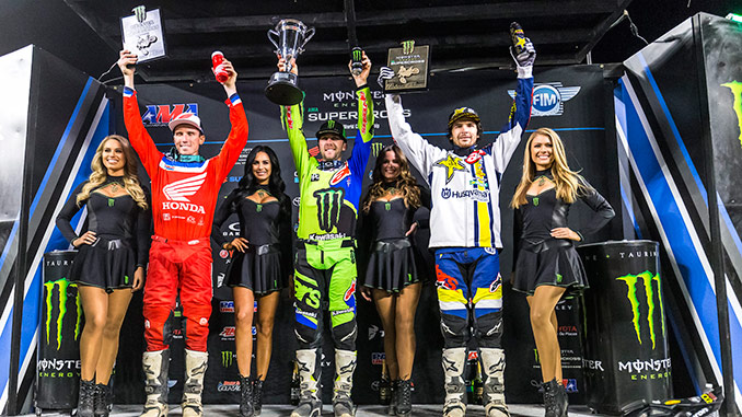 Tomac and Savatgy top Anaheim triple crown