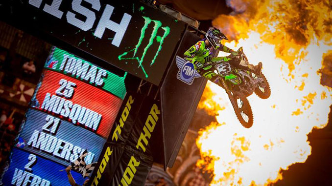 Eli Tomac Captures 4th Monster Energy Supercross Win of 2018