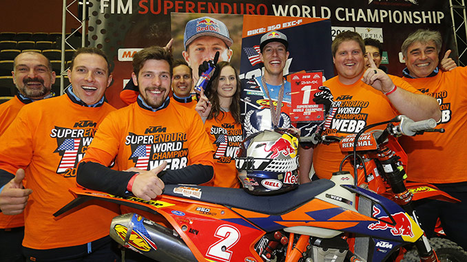 Cody Webb wins 2018 Superenduro title