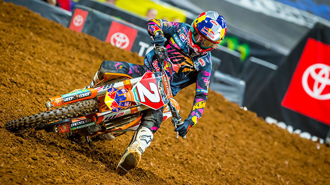 Webb Leads a KTM 450SX Podium Sweep in Atlanta