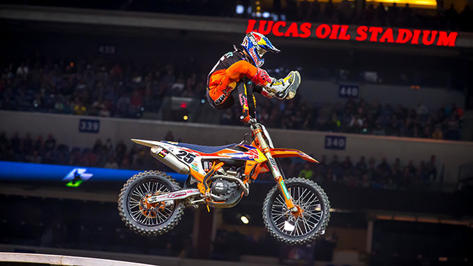 KTM continues its dominance with a podium sweep at Indianapolis SX