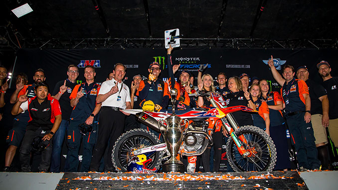 Cooper Webb becomes first-time 450SX Champion