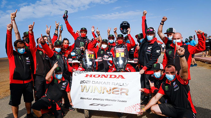 Benavides And Brabec Take Historic 2021 Dakar Double Podium