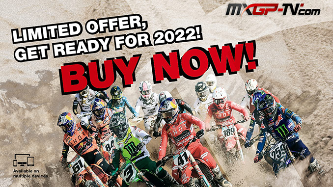 Get ready for 2022 with the MXGP-TV Early Bird Sale!
