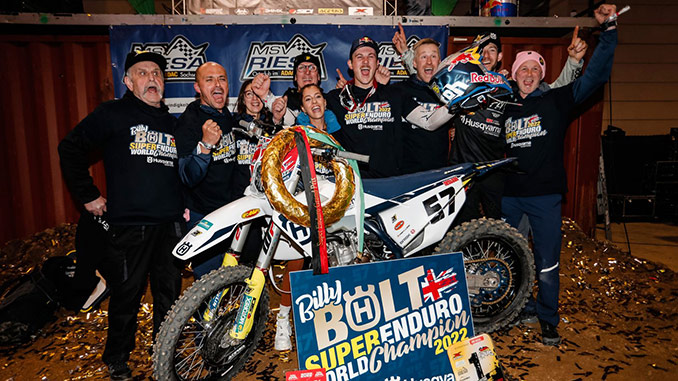 Billy Bolt Superenduro World Champion 2022