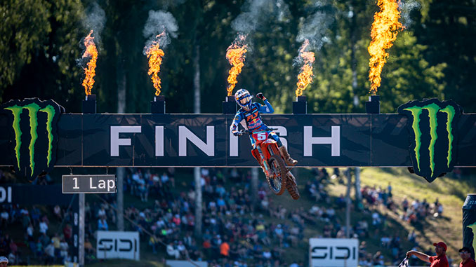 THE TWINS TOWER OVER KEGUMS AS LUCAS AND SACHA COENEN MAKE HISTORY AT THE MXGP OF LATVIA!